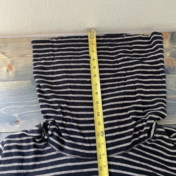 J.Crew Factory Striped Terry Funnelneck Sweatshirt Style Size XL (A6) - Picture 13 of 14